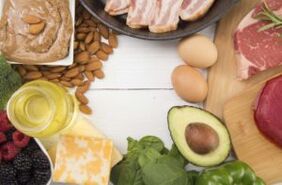 Mga produkto para sa keto diet